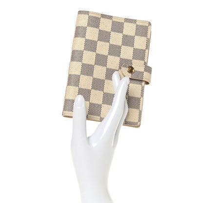 Louis Vuitton Damier Azur Small Ring Agenda Cover 2 of 7