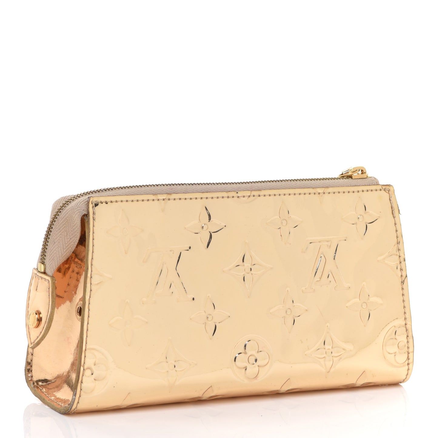 Monogram Mirior Trousse Cosmetic Pouch Gold
