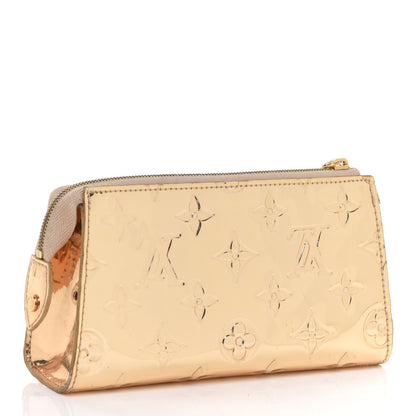 Louis Vuitton Monogram Mirior Trousse Cosmetic Pouch Gold 3 of 10