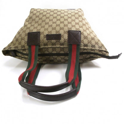 Gucci GG Monogram Medium Web Handle Bucket Tote 6 of 10