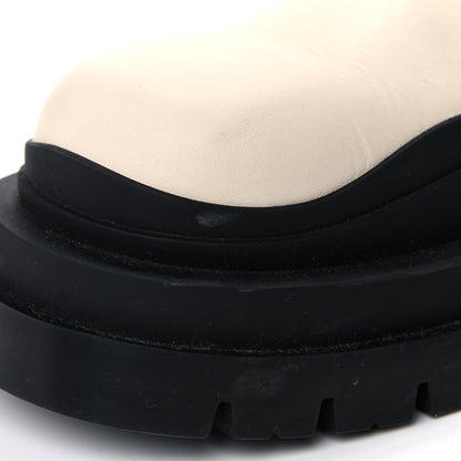 Bottega Veneta Calfskin The Tire Chelsea Boots 39 Sea Salt Black 9 of 14