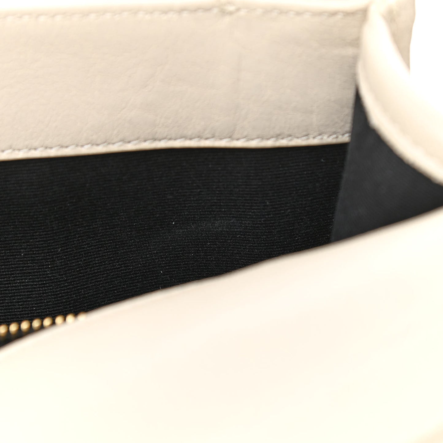 Lambskin Quilted Mini Becky Chain Bag Crema Soft