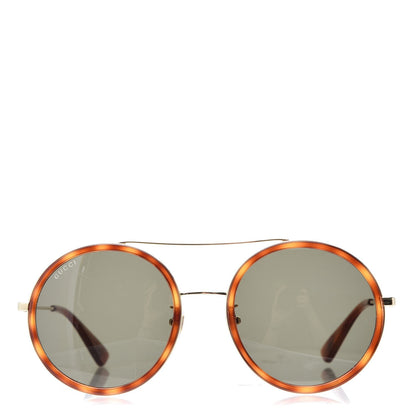 Gucci Round Sunglasses GG0061S Tortoise 2 of 8