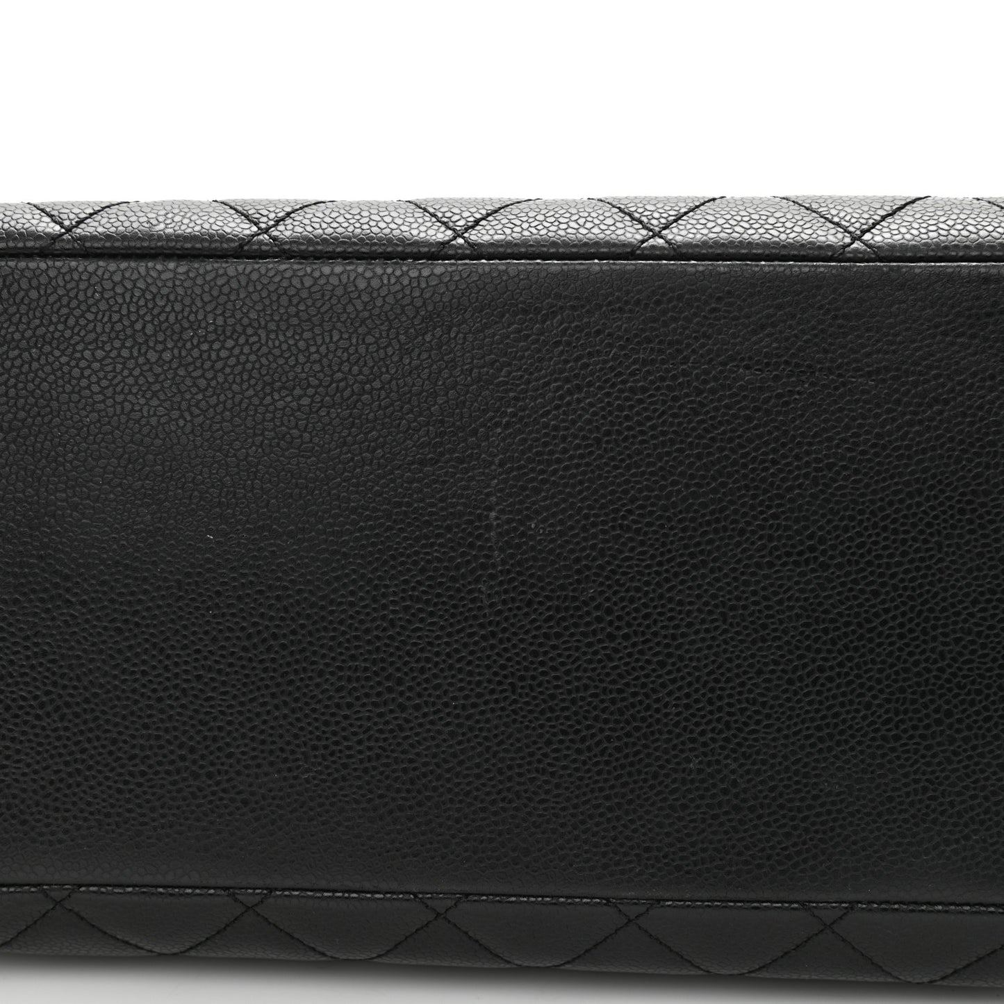 Caviar Quilted Grand Shopping Tote GST Black