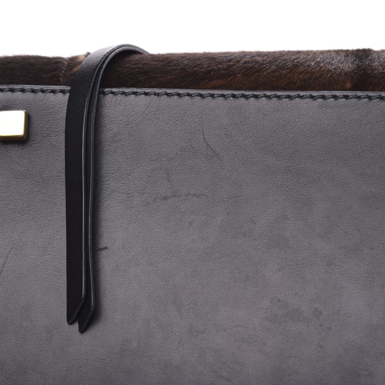 Celine Shaded Pony Hair Calfskin Medium Phantom Luggage Brown 10 of 16