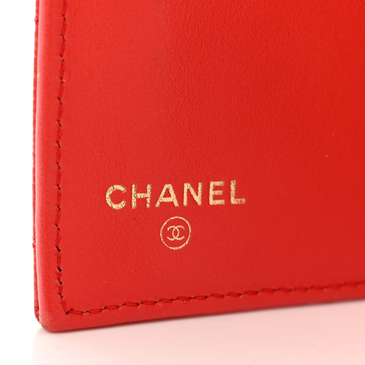 Caviar Quilted Medium Flap Wallet Red