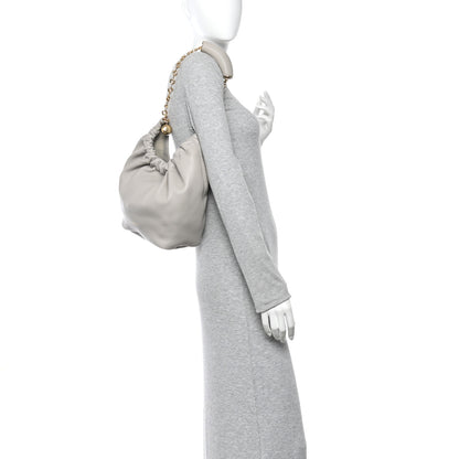 Loewe Buttery Nappa Lambskin Small Squeeze Bag Pearl Grey 2 of 9