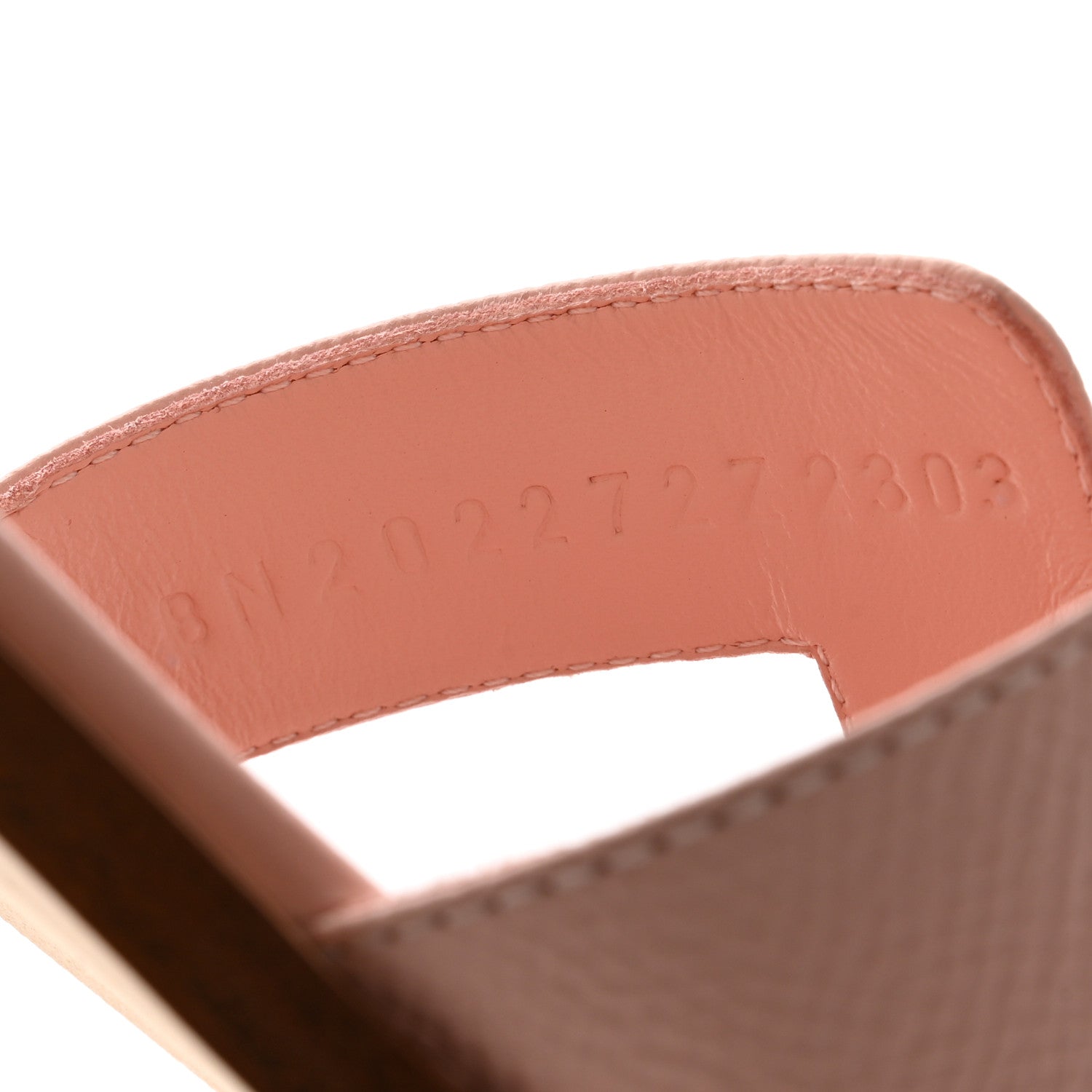 Hermes Epsom Oran Sandals 36.5 Rose Pale 8 of 9