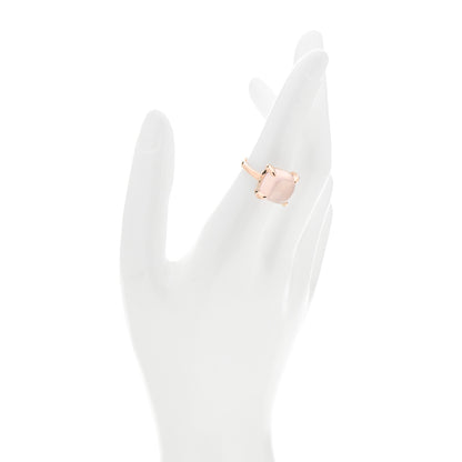 Tiffany 18K Rose Gold Rose Quartz 12mm Paloma Picasso Sugar Stacks Ring 54 7 2 of 7