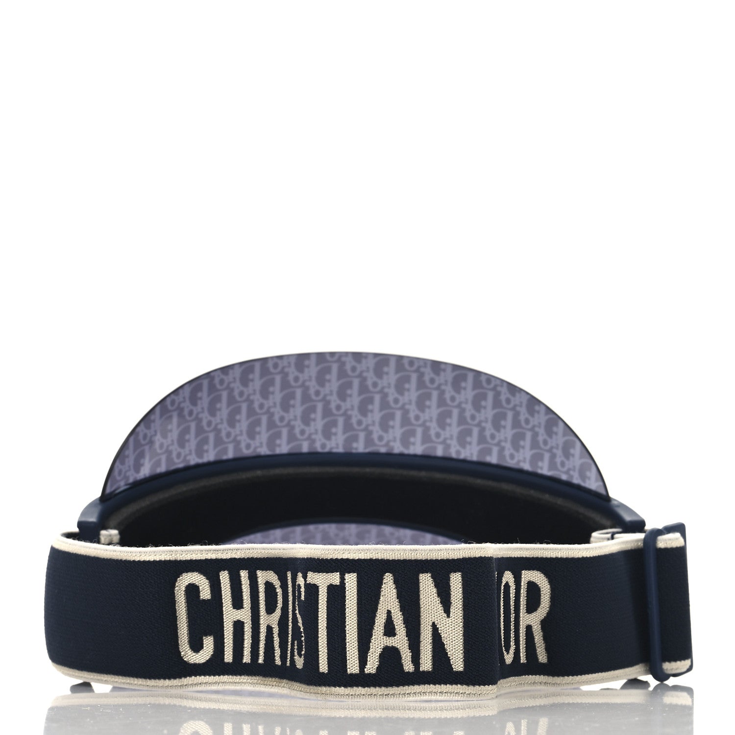 Christian Dior Oblique DiorClub V1U Sun Visor Blue 5 of 8