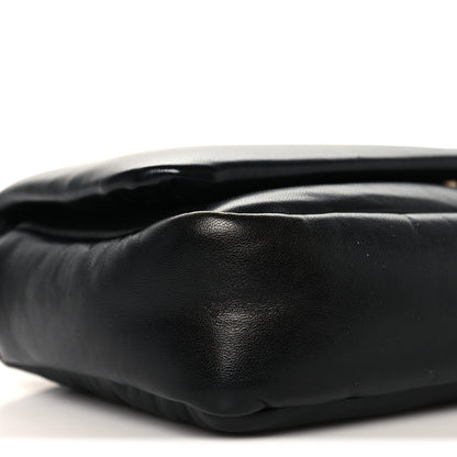 Gucci Lambskin Small GG Milano Top Handle Shoulder Bag Black 8 of 9
