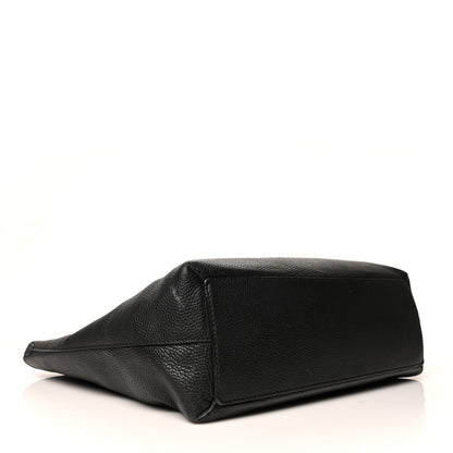 Burberry Grainy Calfskin Remington Tote Black 3 of 11