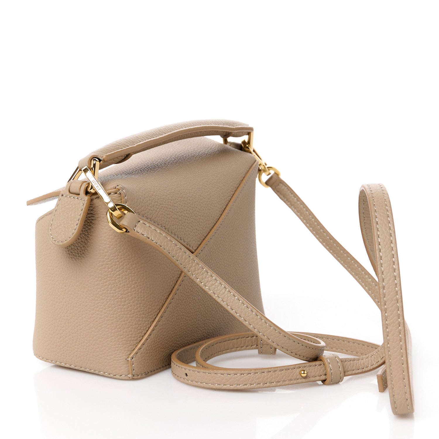 Loewe Calfskin Mini Puzzle Edge Bag Sand 3 of 10