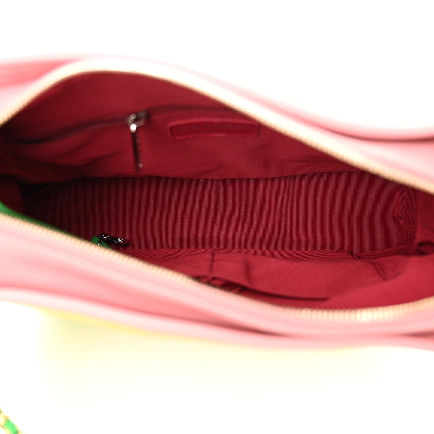 Suede Calfskin Quilted Medium Gabrielle Hobo Pink Green Yellow