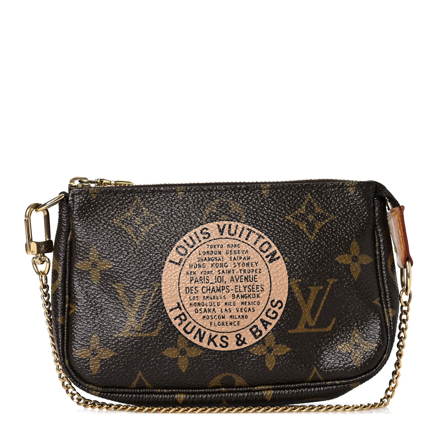 Monogram Complice Trunks and Bags Mini Pochette Accessories Beige