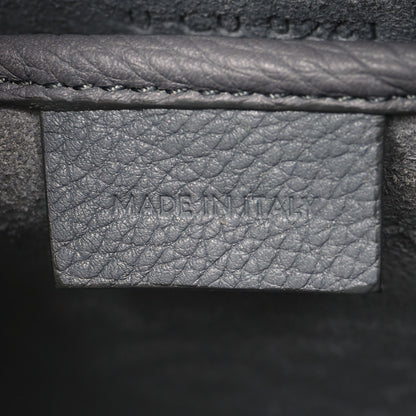 Celine Drummed Calfskin Nano Luggage Kohl 7 of 11