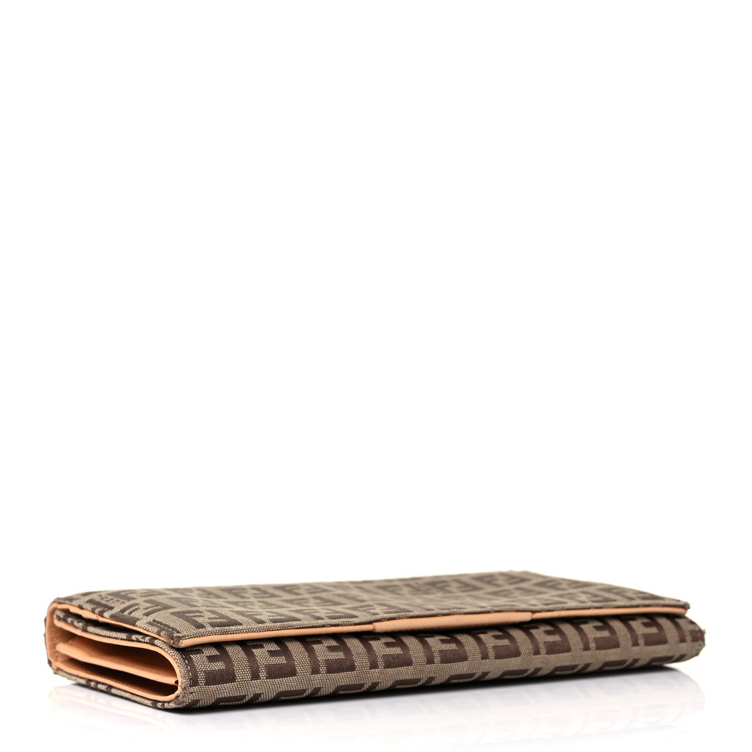 Fendi Zucchino Continental Wallet Brown 4 of 12