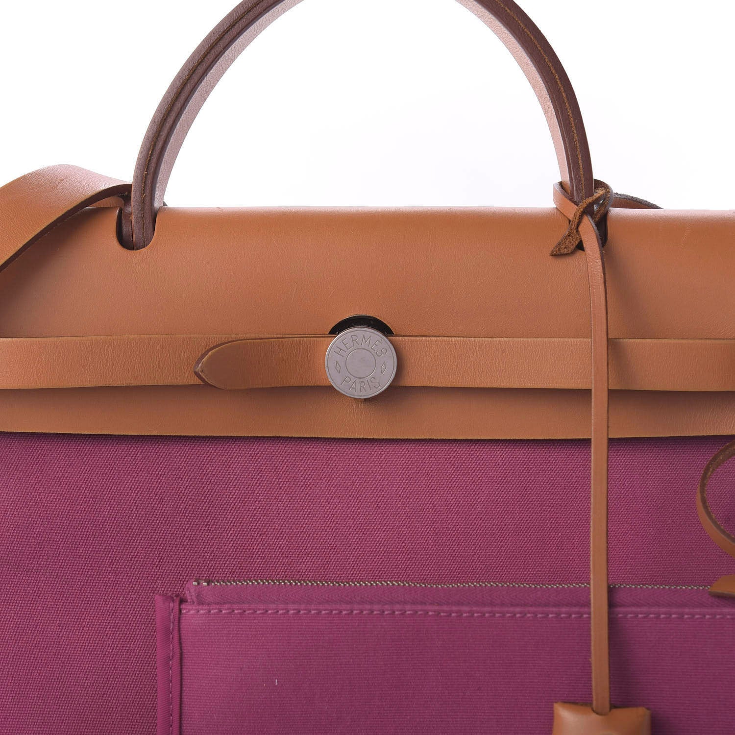 Hermes Vache Hunter Toile Herbag Zip 31 PM Tosca 8 of 8