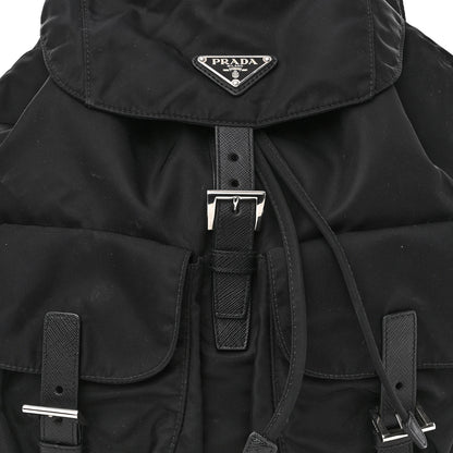 Prada Tessuto Nylon Saffiano Medium Backpack Black 6 of 8