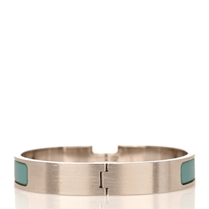 Hermes Matte Enamel Narrow Clic Clac HH Bracelet GM Lagon 3 of 4