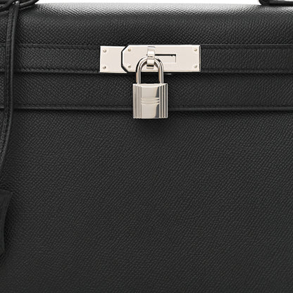 Hermes Epsom Kelly Sellier 28 Black 8 of 11