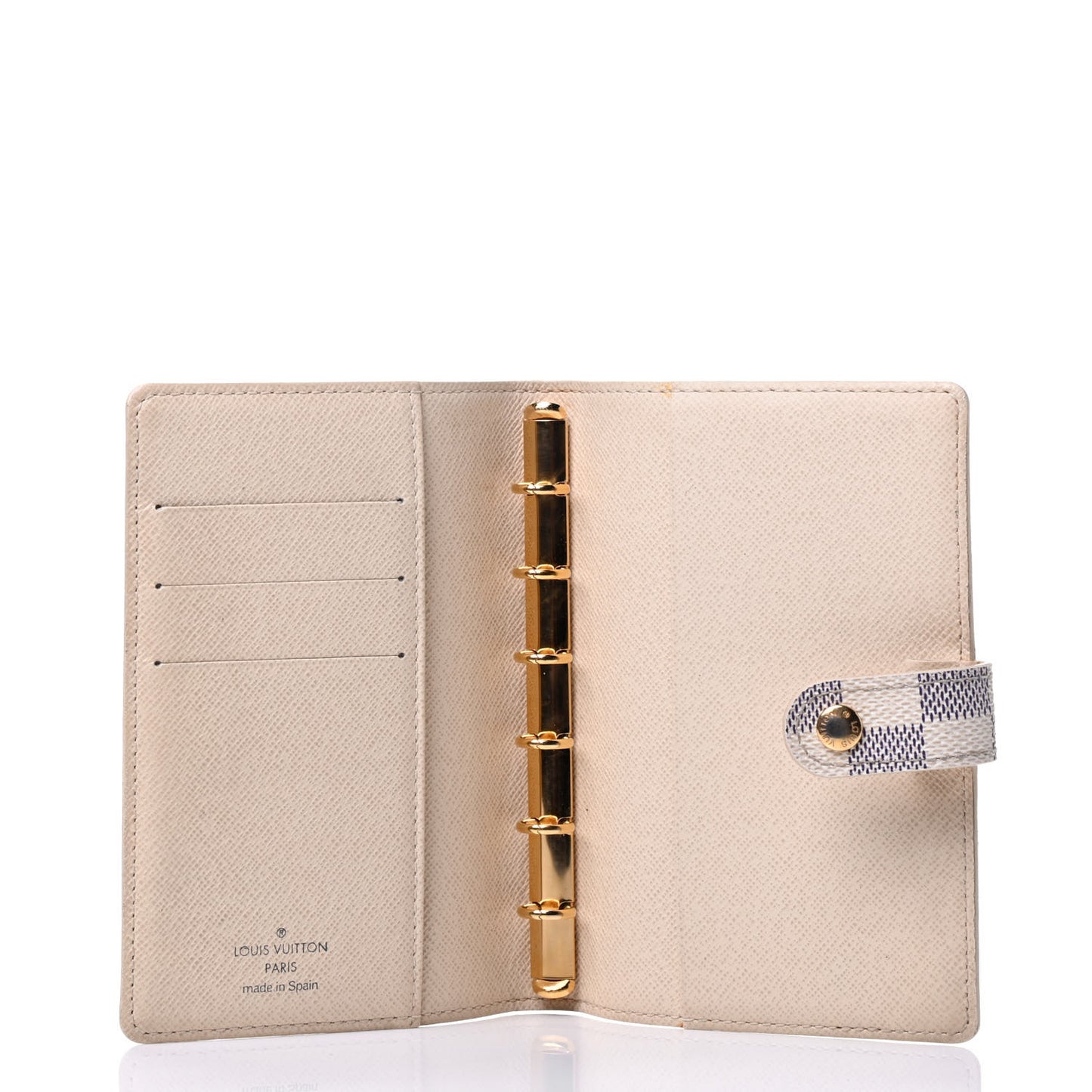 Damier Azur Small Ring Agenda Cover