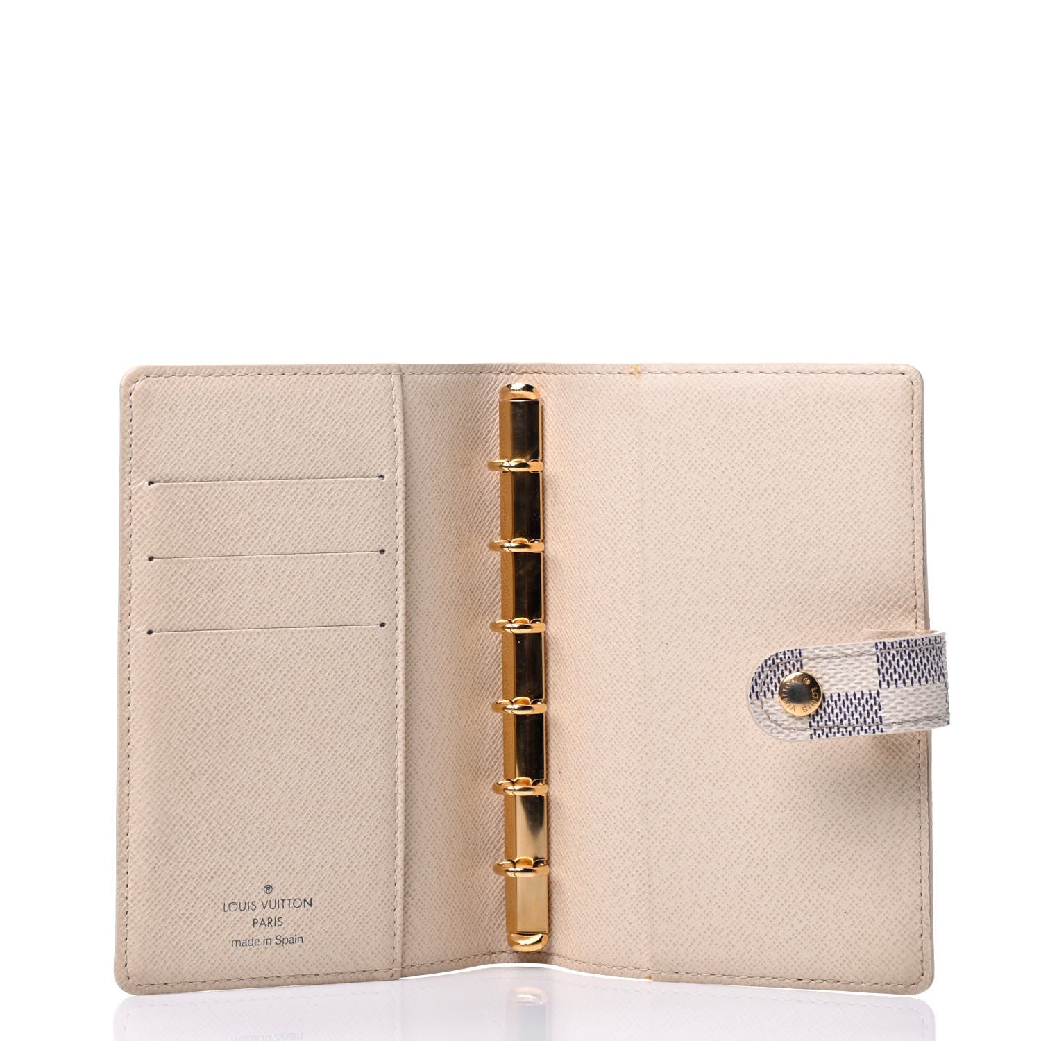 Louis Vuitton Damier Azur Small Ring Agenda Cover 4 of 4