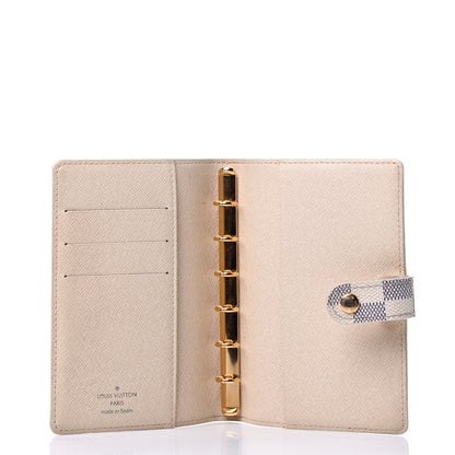 Louis Vuitton Damier Azur Small Ring Agenda Cover 4 of 4