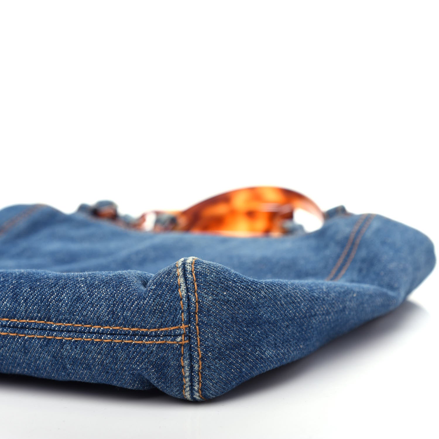 Chanel Denim Tortoise Timeless CC Tote Blue 9 of 10