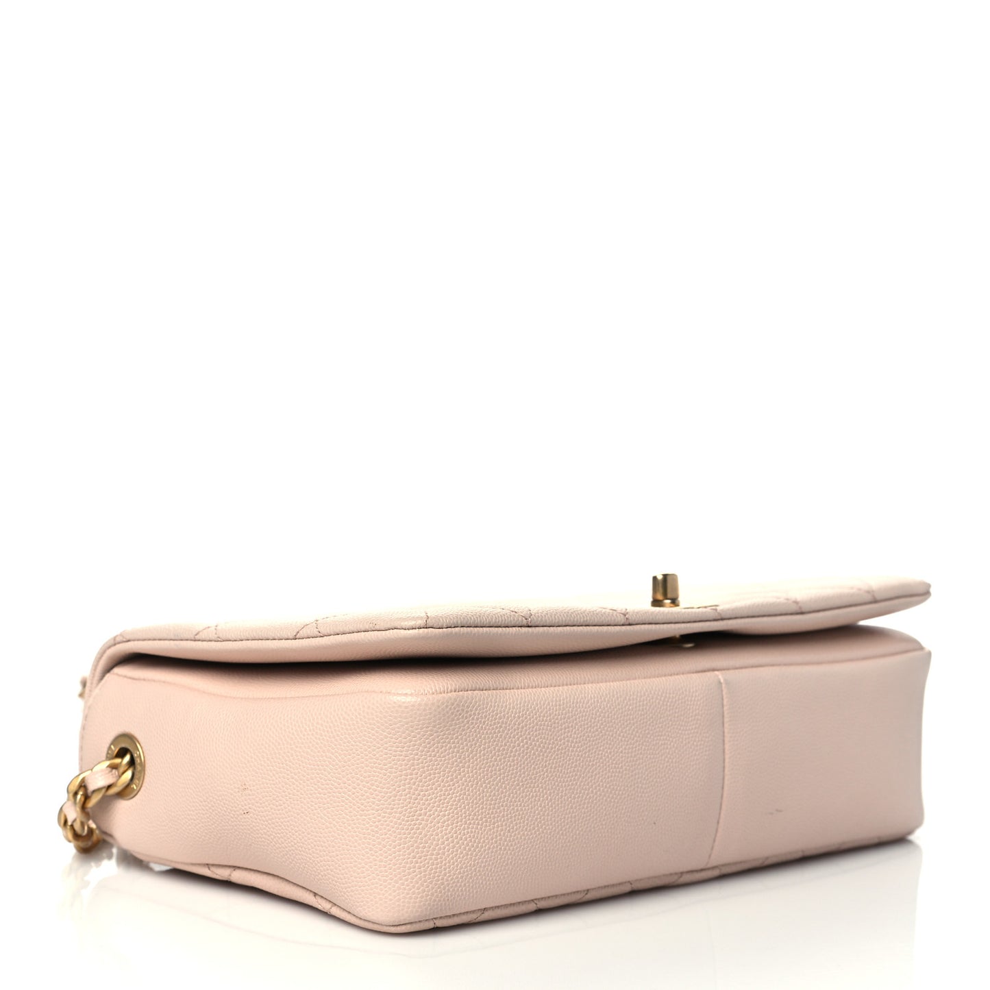 Caviar Quilted Medium Fashion Therapy Flap Beige