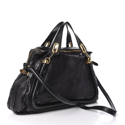 Chloe Calfskin Large Paraty Black 4 of 15