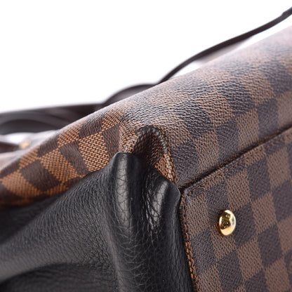Louis Vuitton Cuir Taurillon Damier Ebene Normandy Black 7 of 12