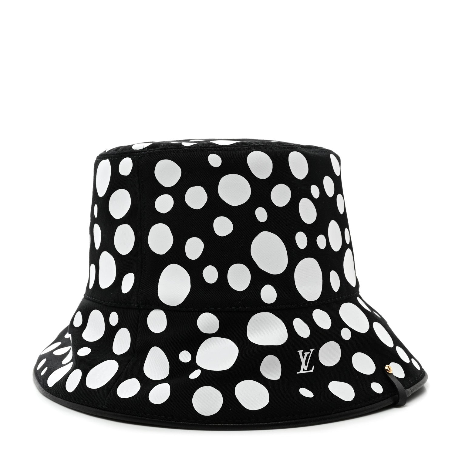 Louis Vuitton LV x YK Monogram Dots Reversible Bucket Hat S Black White 10 of 14