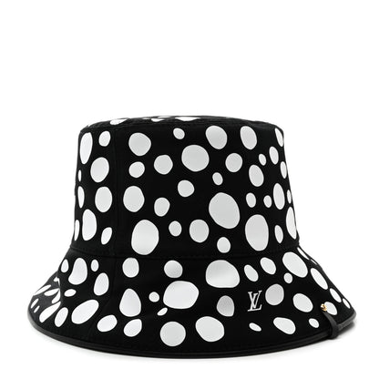 Louis Vuitton LV x YK Monogram Dots Reversible Bucket Hat S Black White 10 of 14