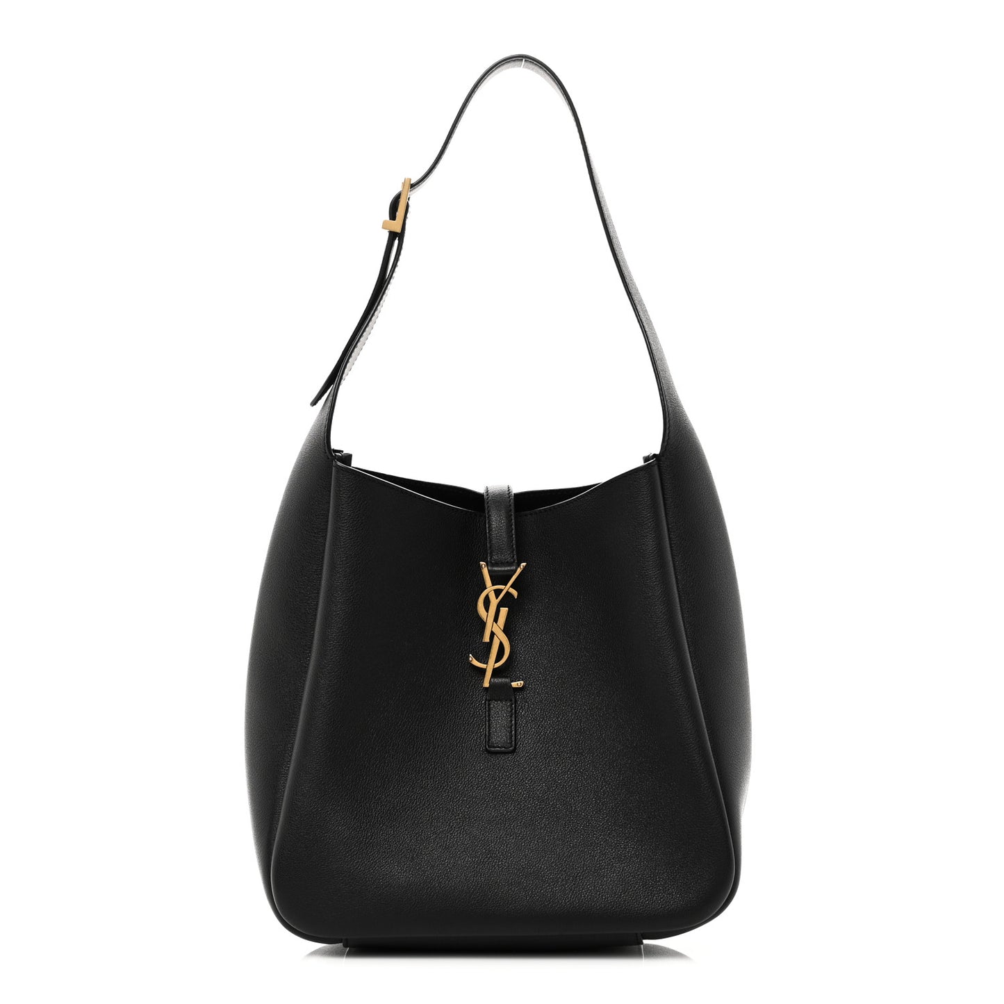 Smooth Calfskin Small Le 5 A 7 Soft Hobo Black