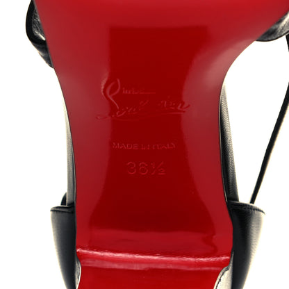 Christian Louboutin Nappa Loubi Bee Alta 85 Sandals 36.5 Black 6 of 8