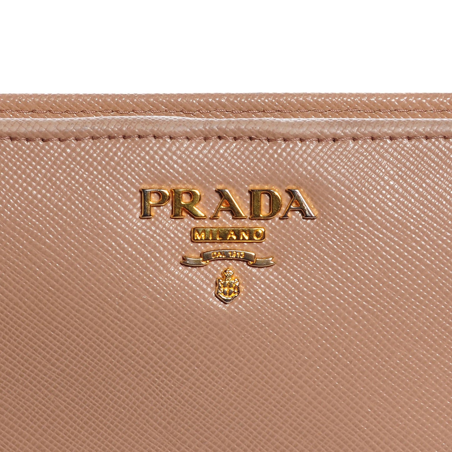 Saffiano Continental Wallet Cammeo Platino