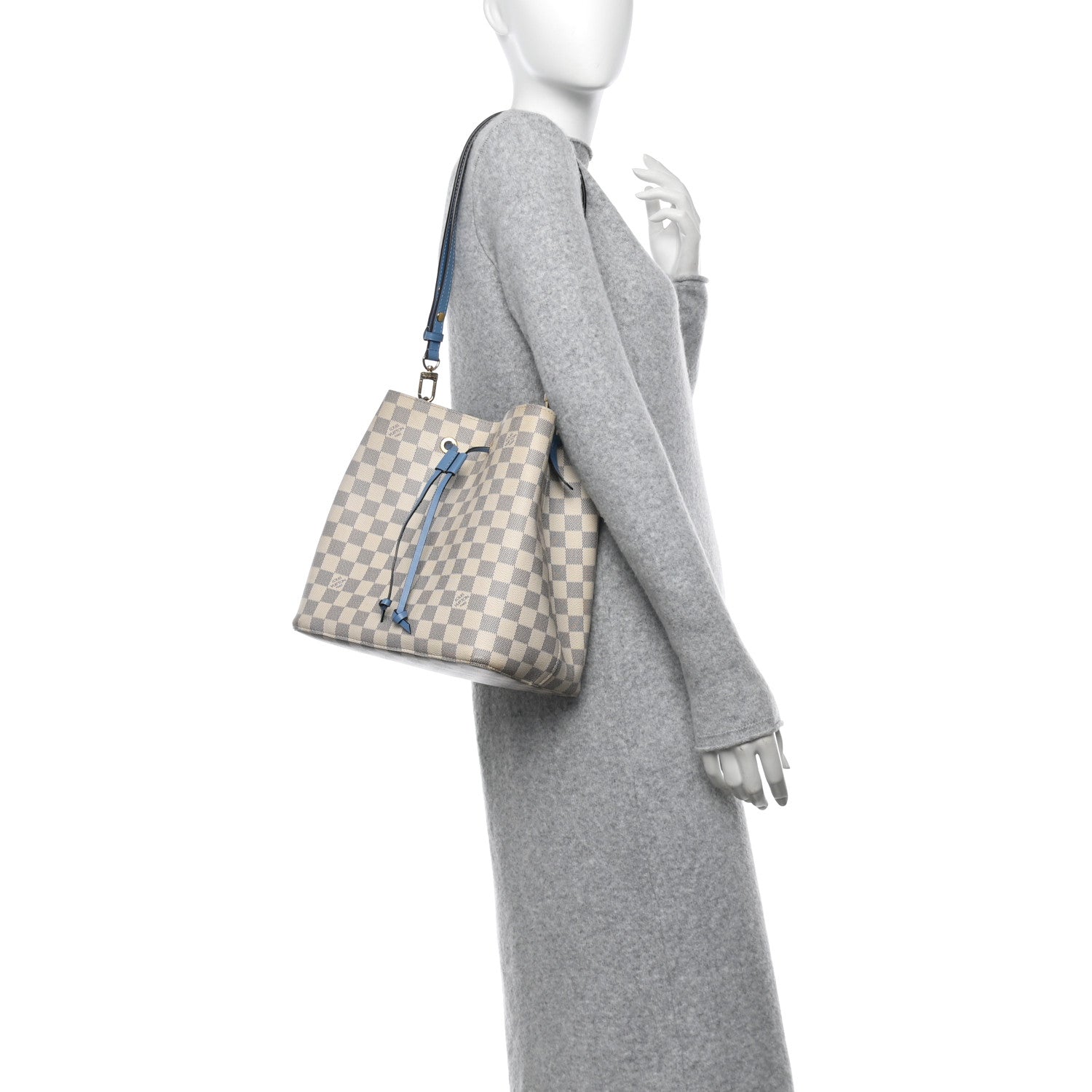 Louis Vuitton Damier Azur Neonoe MM Bleuet 2 of 13