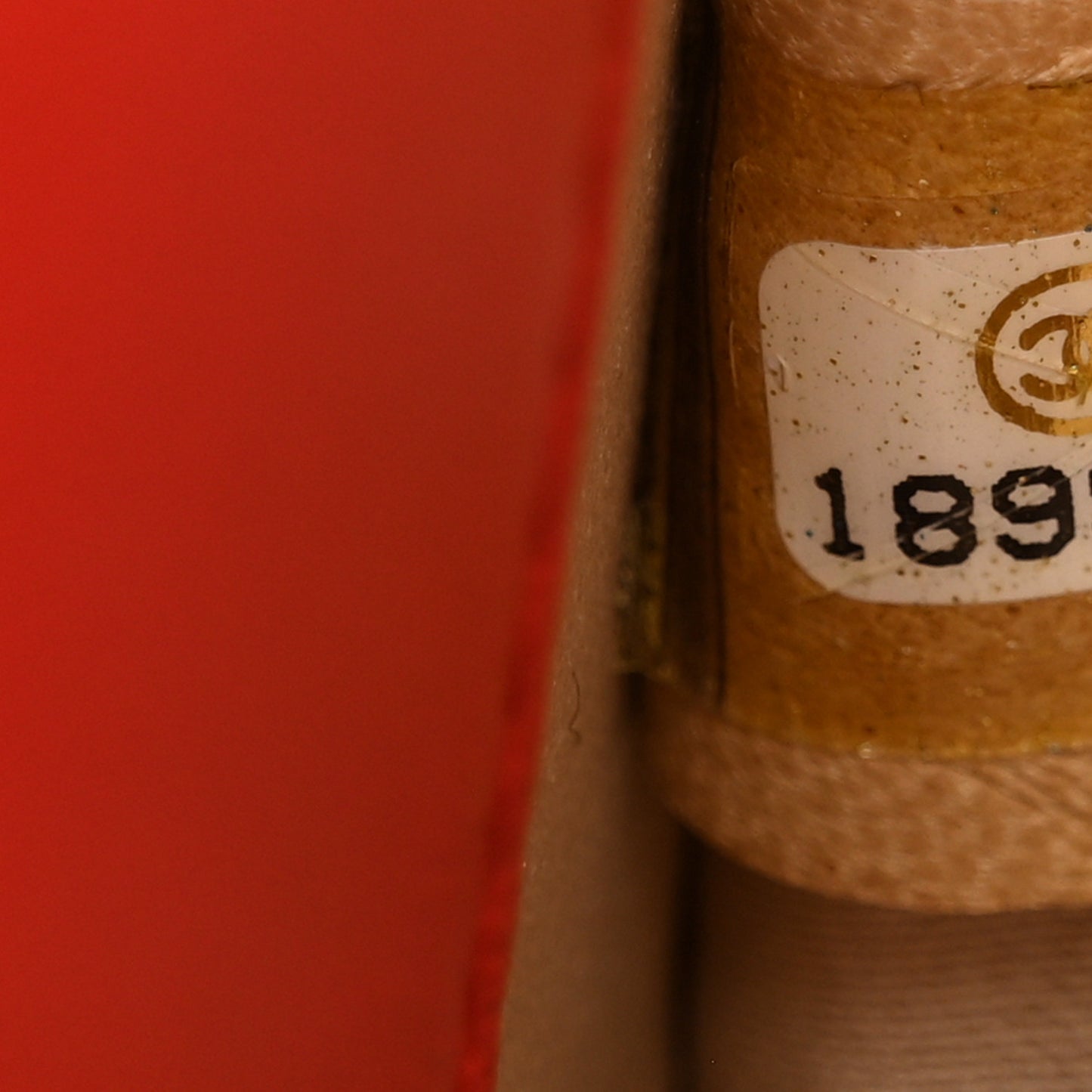 Lambskin Quilted Golden Class Wallet on Chain WOC Red