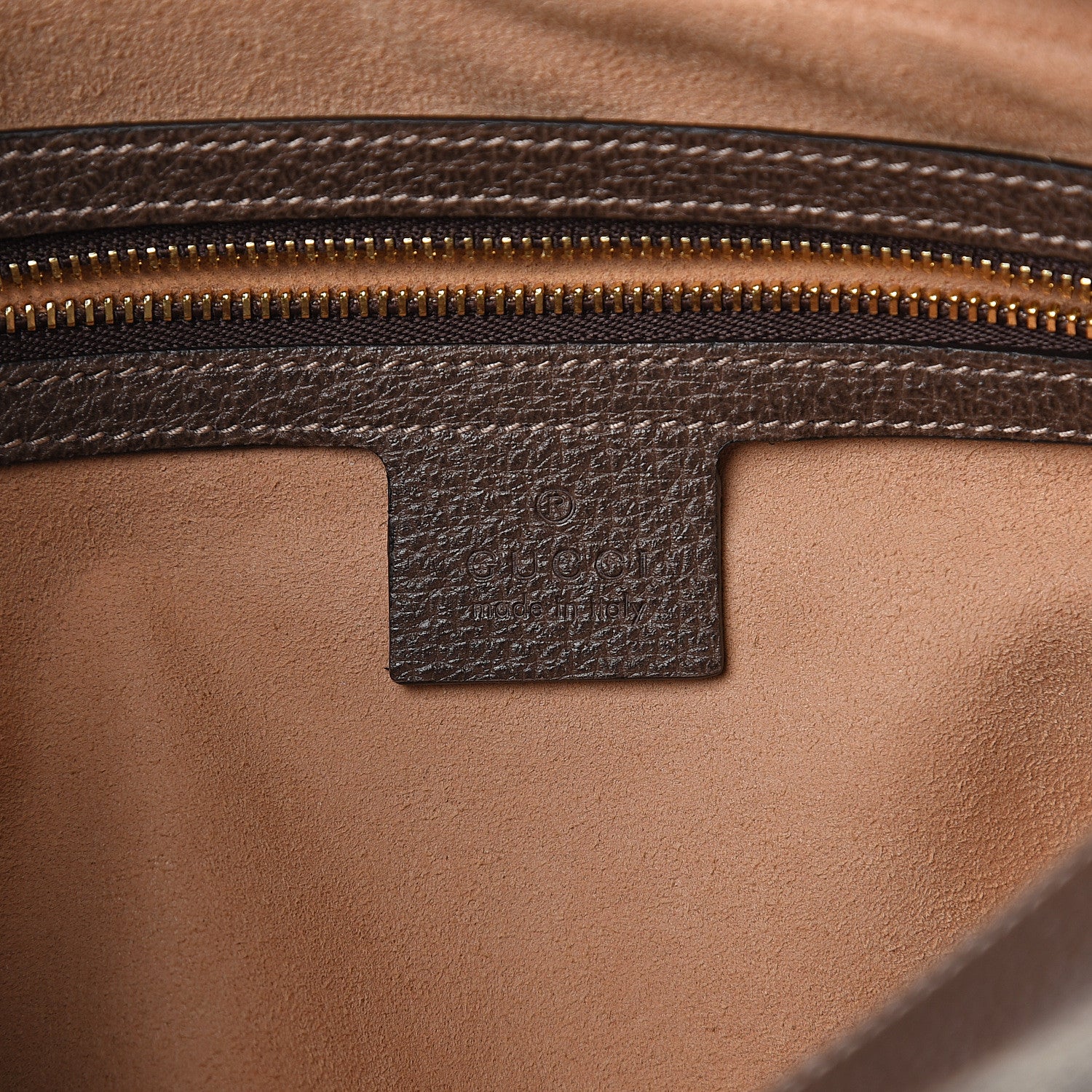Gucci GG Supreme Monogram Web Small Ophidia Shoulder Bag Brown 5 of 9