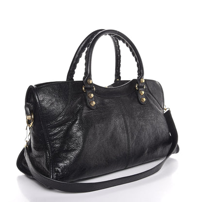 Balenciaga Agneau Giant 12 Gold Hardware Part Time Black 4 of 8