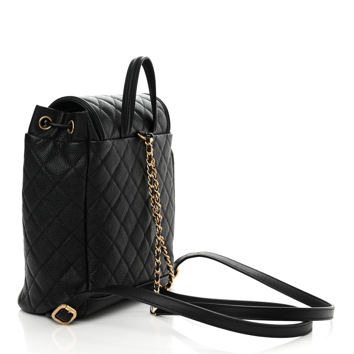 Chanel Caviar Quilted Filigree Backpack Black 3 of 11