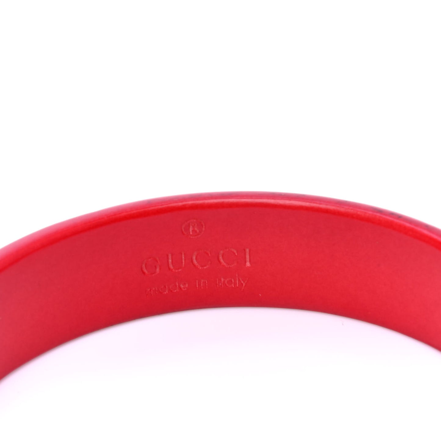 Resin Flora Bracelet Red