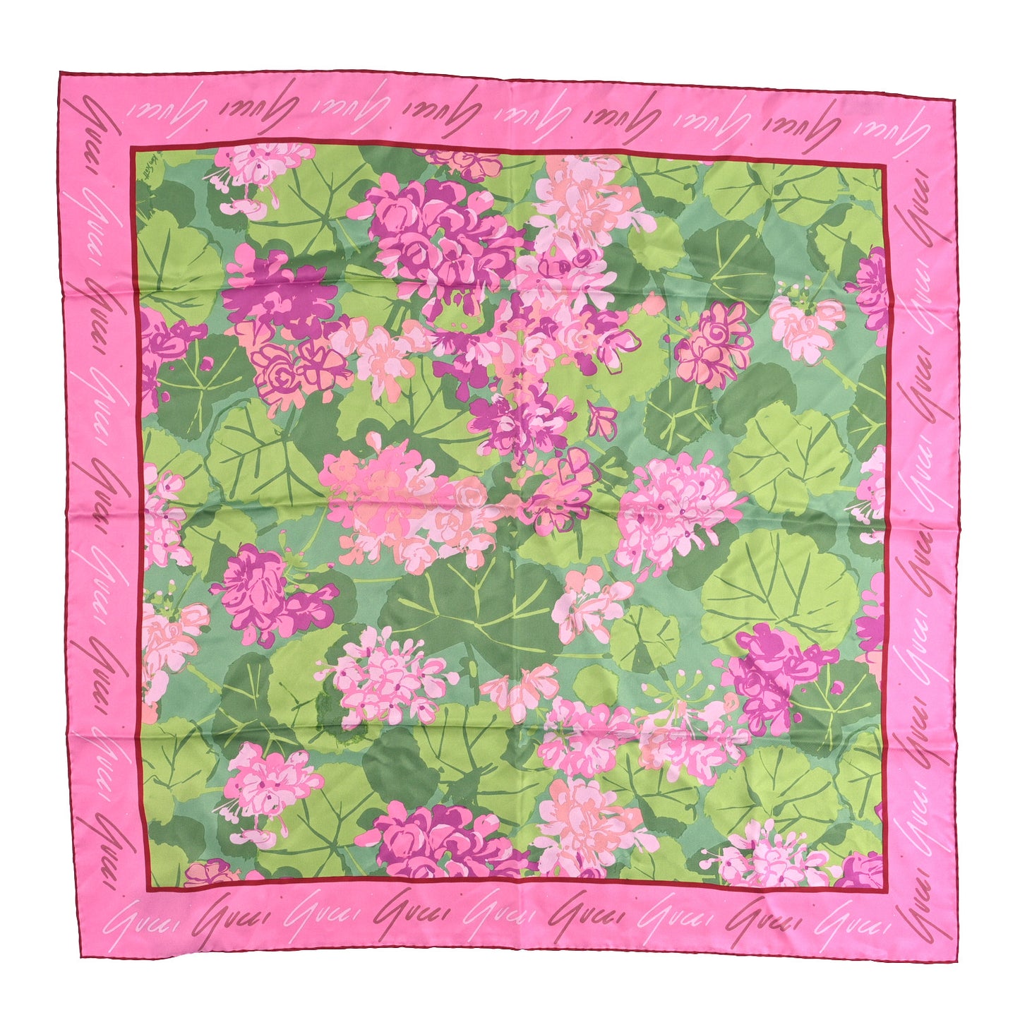 X KEN SCOTT Silk Floral Square Scarf