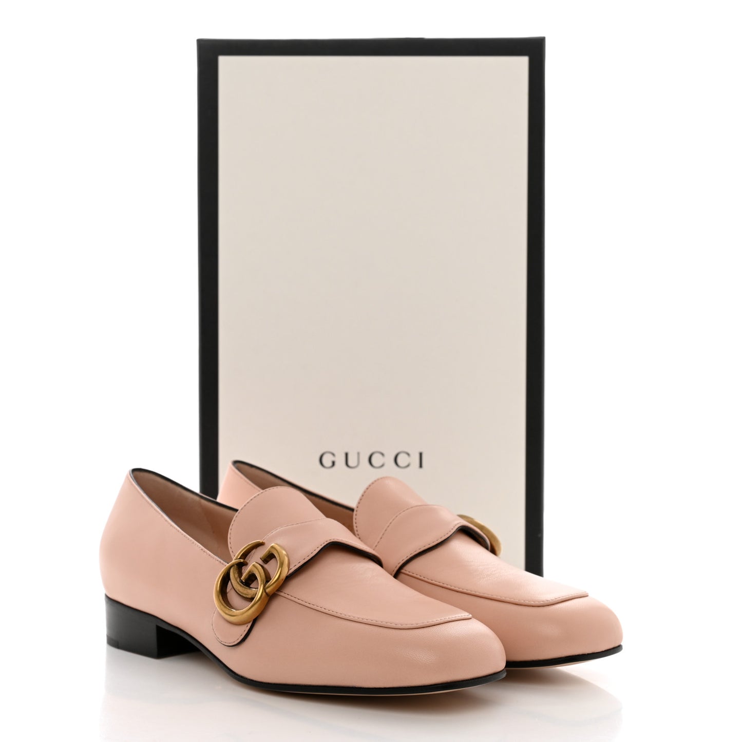 Malaga Kid Womens GG Marmont Loafers 35.5 Perfect Pink