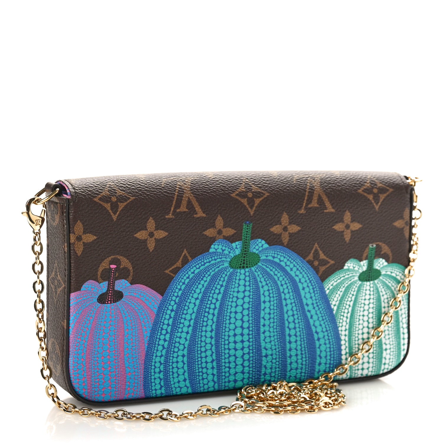 Louis Vuitton LV X YK Monogram Pumpkins Pochette Felicie 4 of 10