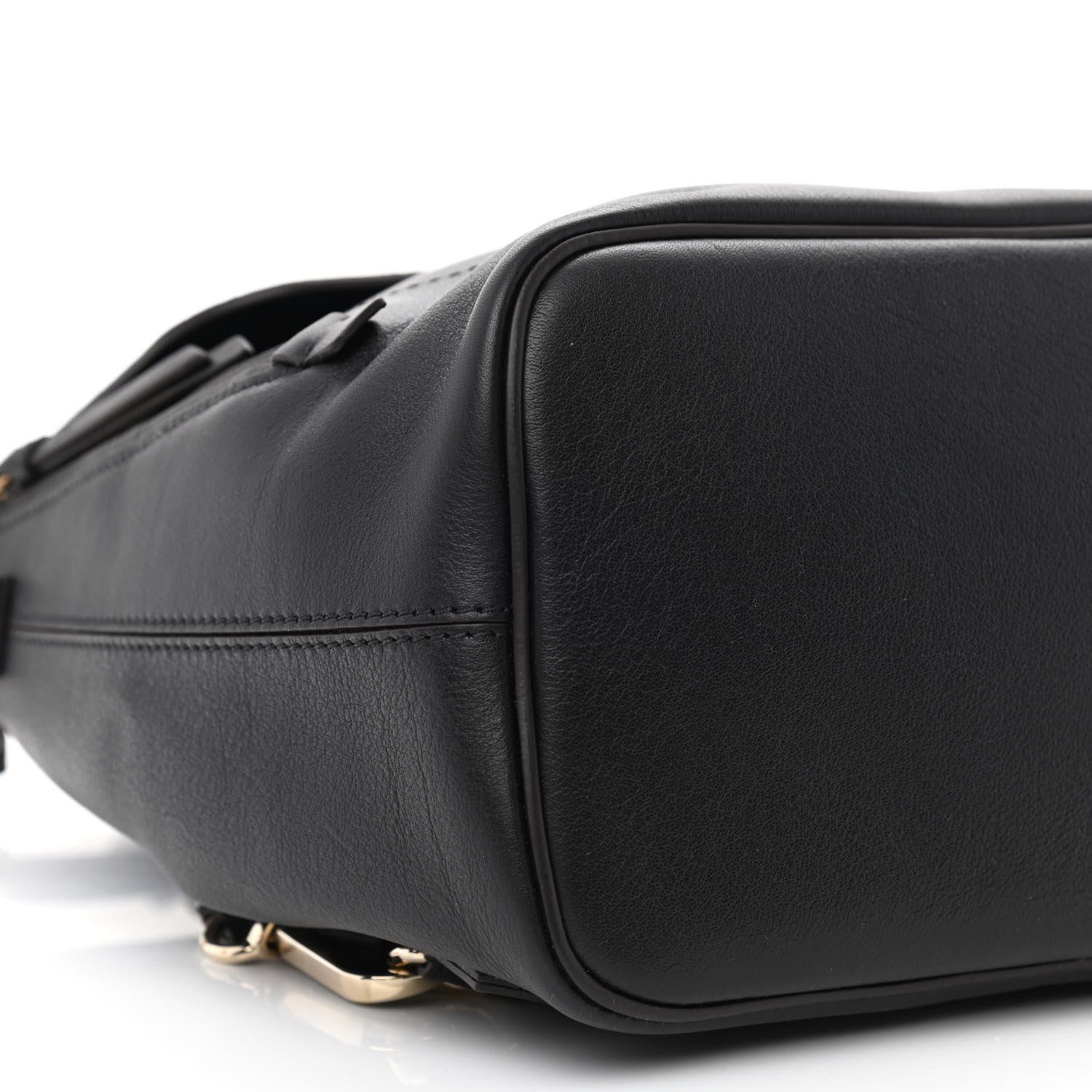 Chloe Suede Calfskin Small Faye Backpack Black 10 of 13