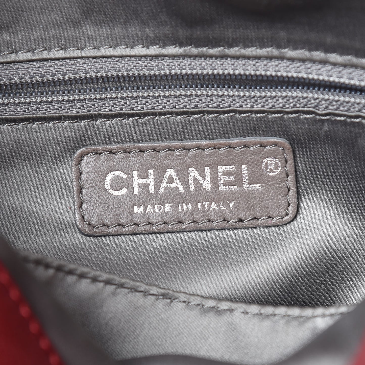 Lambskin CC Chain Shoulder Bag Red