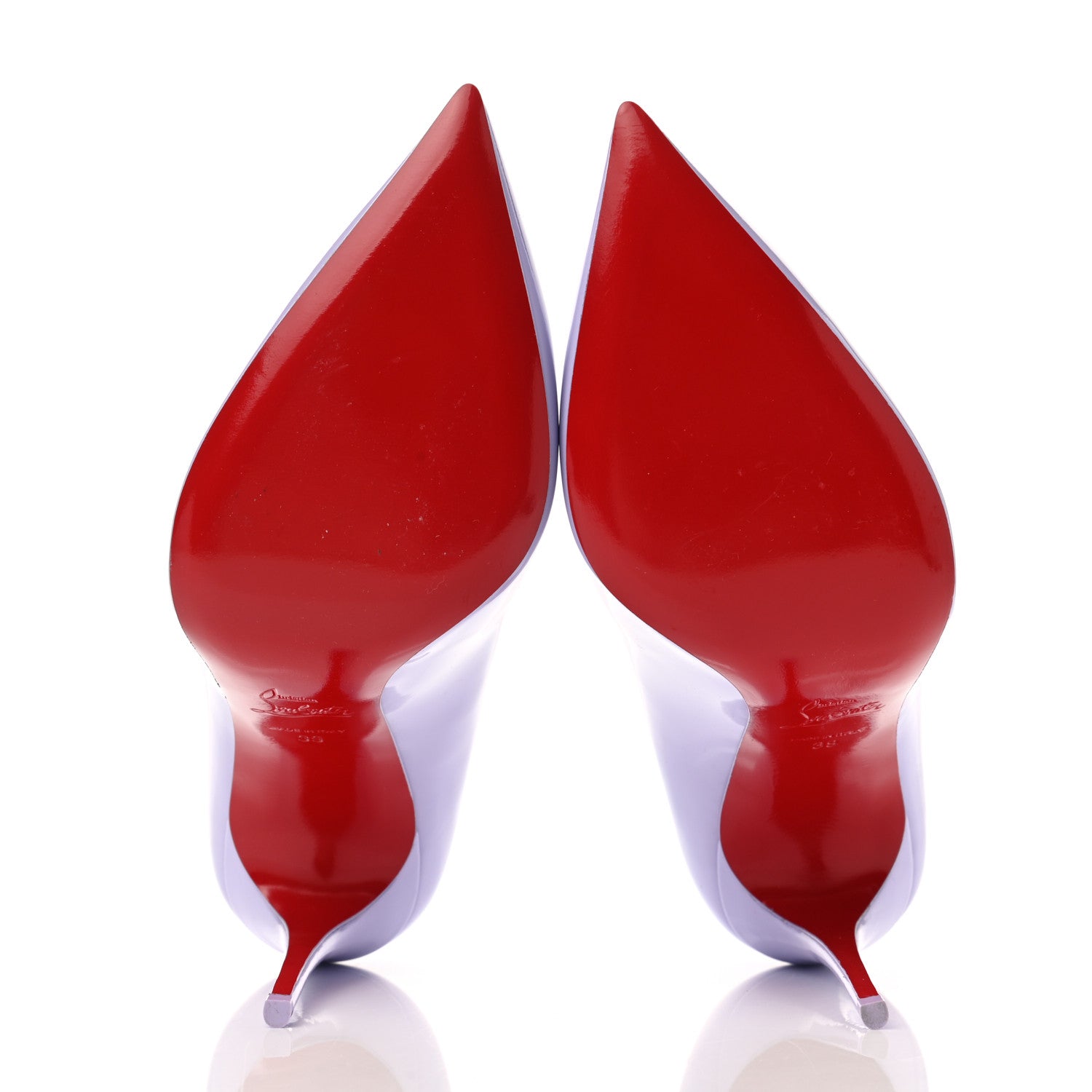 Christian Louboutin Patent Hot Chick 100 Pumps 39 Lilac Smoke 5 of 9