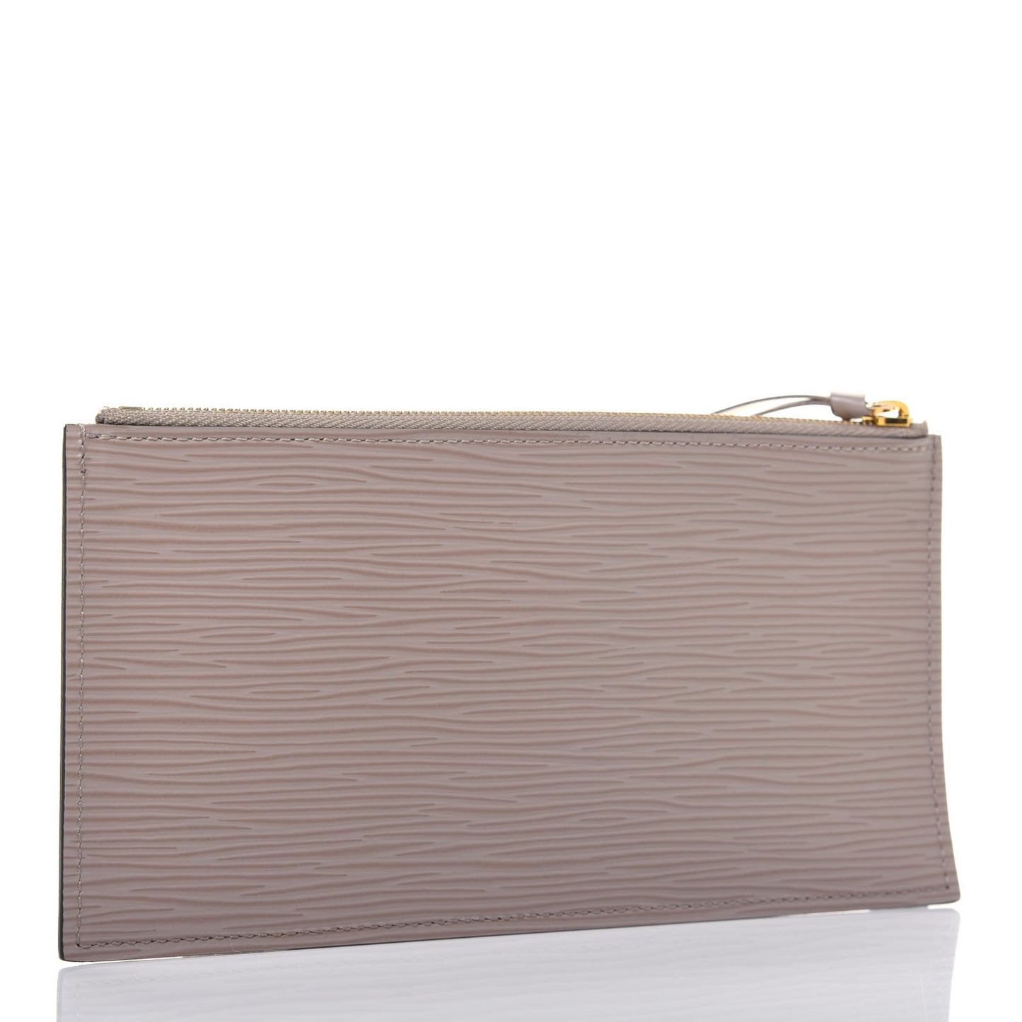 Epi Felicie Chain Wallet Zippered Insert Galet